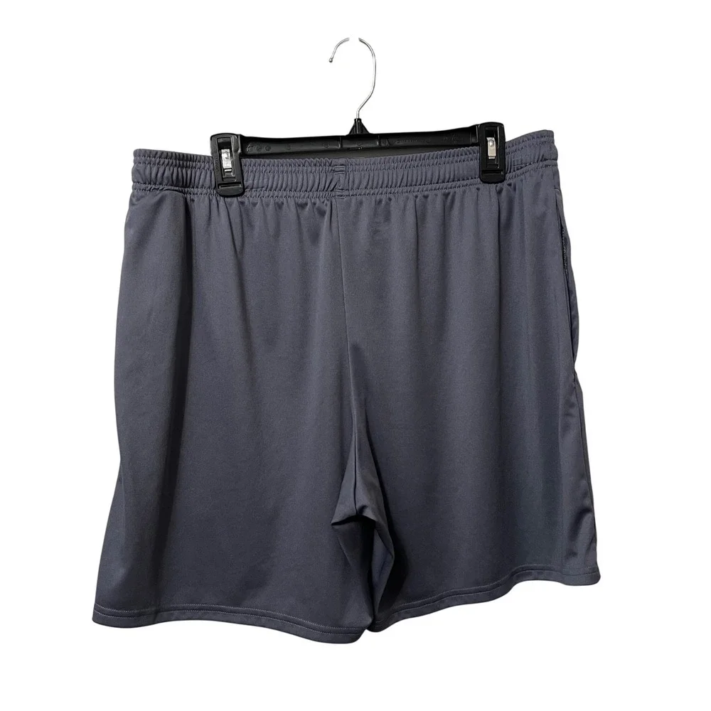 Under Armour Mens Gray Loose Fit‎ Athletic Shorts Basketball Running Size XL